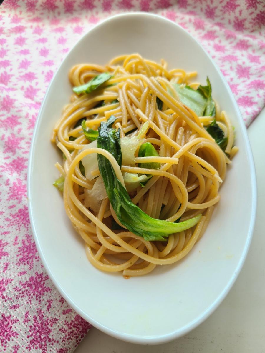 みそ汁deパスタ
