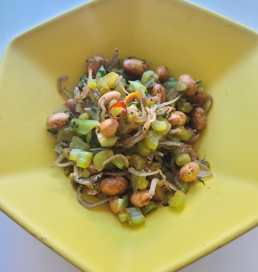 ピリ辛豆大根