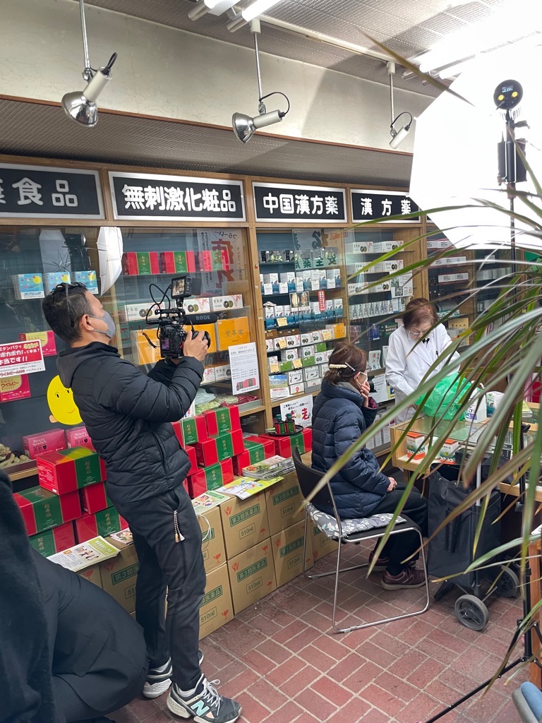 撮影の様子