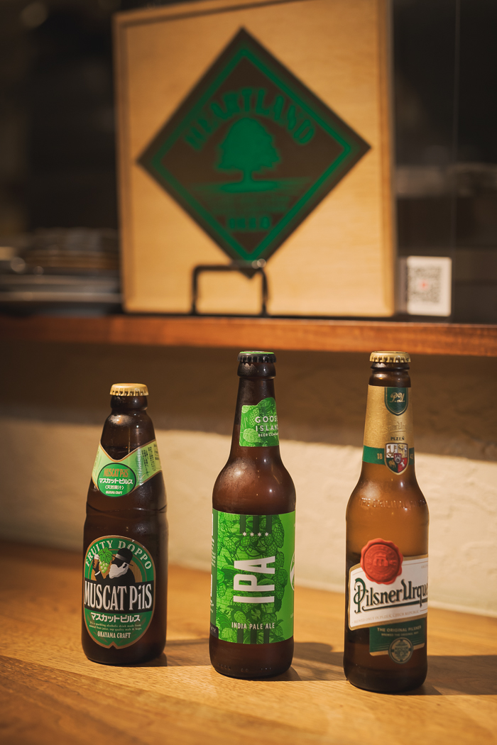 ひなたキッチンで提供しているビール
