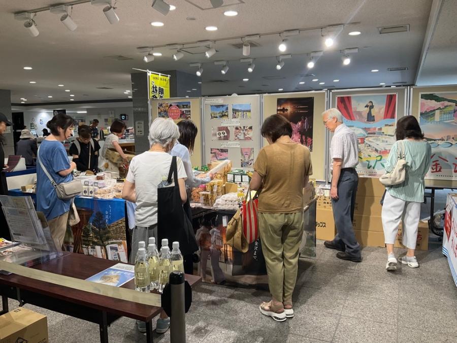 物産展の様子