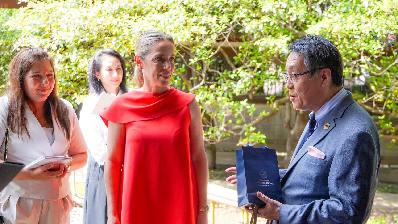 大統領夫人と目黒区長