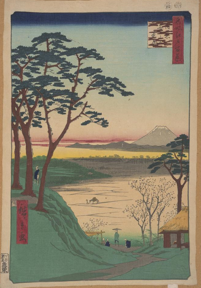 名所江戸百景　爺ケ茶屋