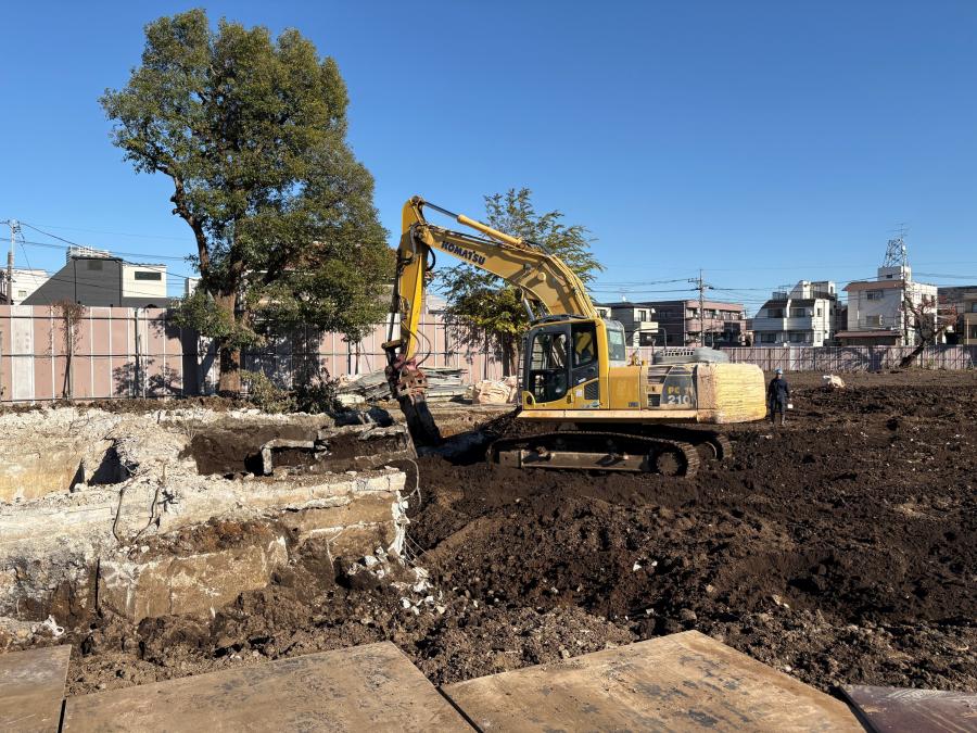 南中建て替えの様子（R7.11）の1