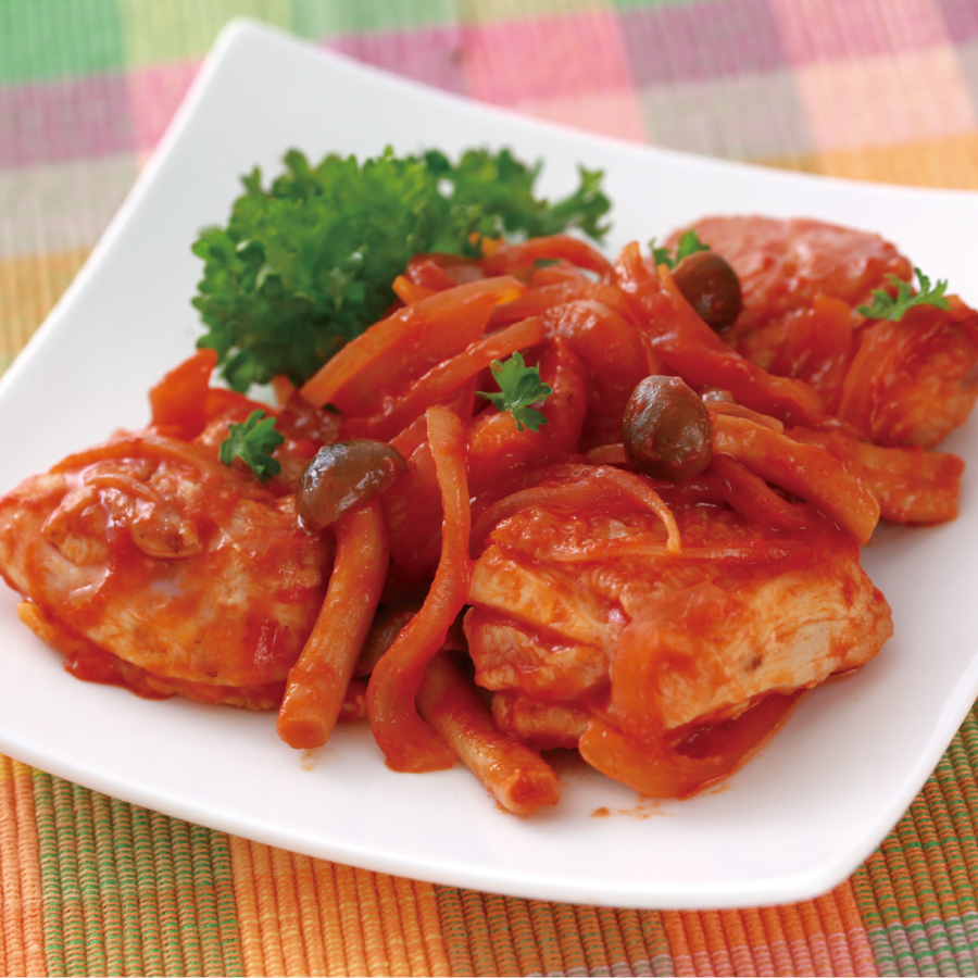 鶏肉のトマト煮の写真