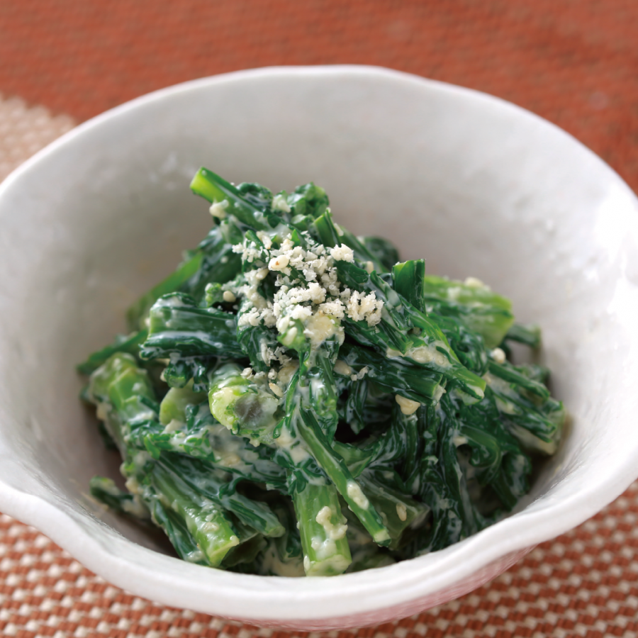 春菊のごまマヨネーズ和え