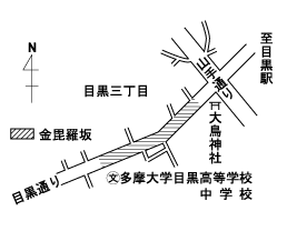 金毘羅坂周辺の地図