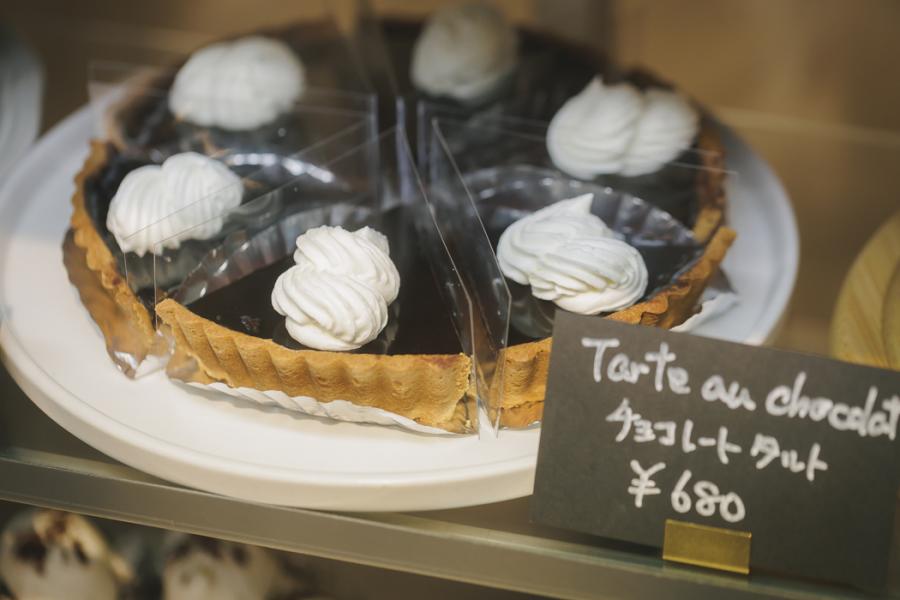 チョコレートタルトの写真