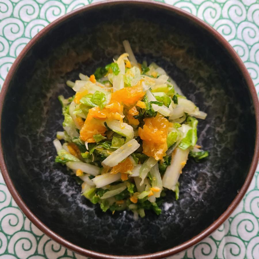 白菜ミカンサラダの画像