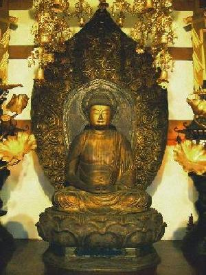 木造阿弥陀如来坐像の写真