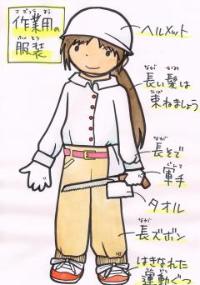 作業用の服装