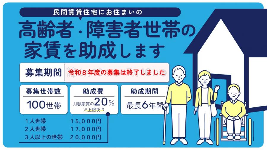 高齢等家賃助成画像
