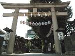 大きな鳥居の写真