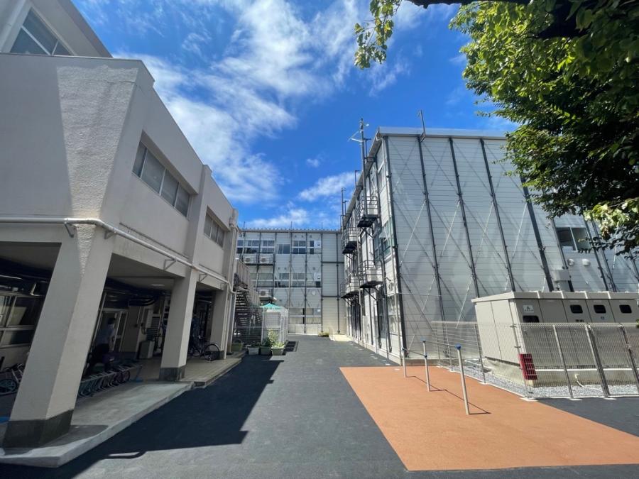 仮設校舎（外観）