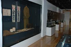 平和関連資料の展示の写真