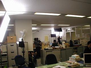 ロケの様子の写真
