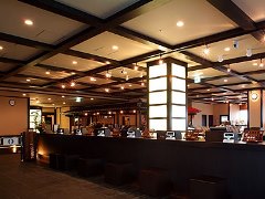 横浜みなとみらい万葉倶楽部のフロントの写真