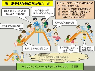 あそびかたのちゅうい
