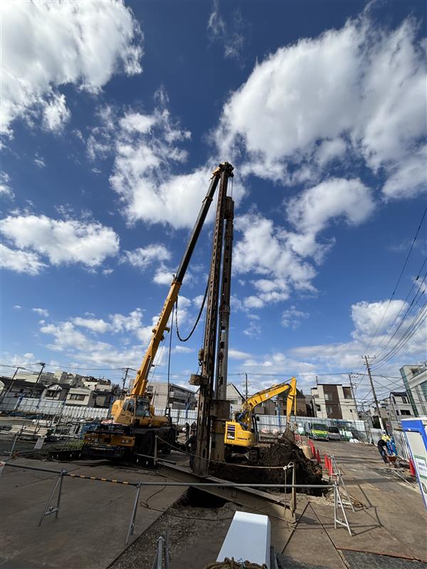 向原小建替えの様子（R7.10）